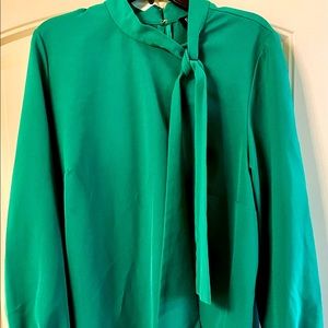 Eloquii Emerald Green long sleeve dress